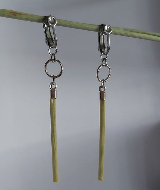 CLIP ON Whakahou - Poto Earrings